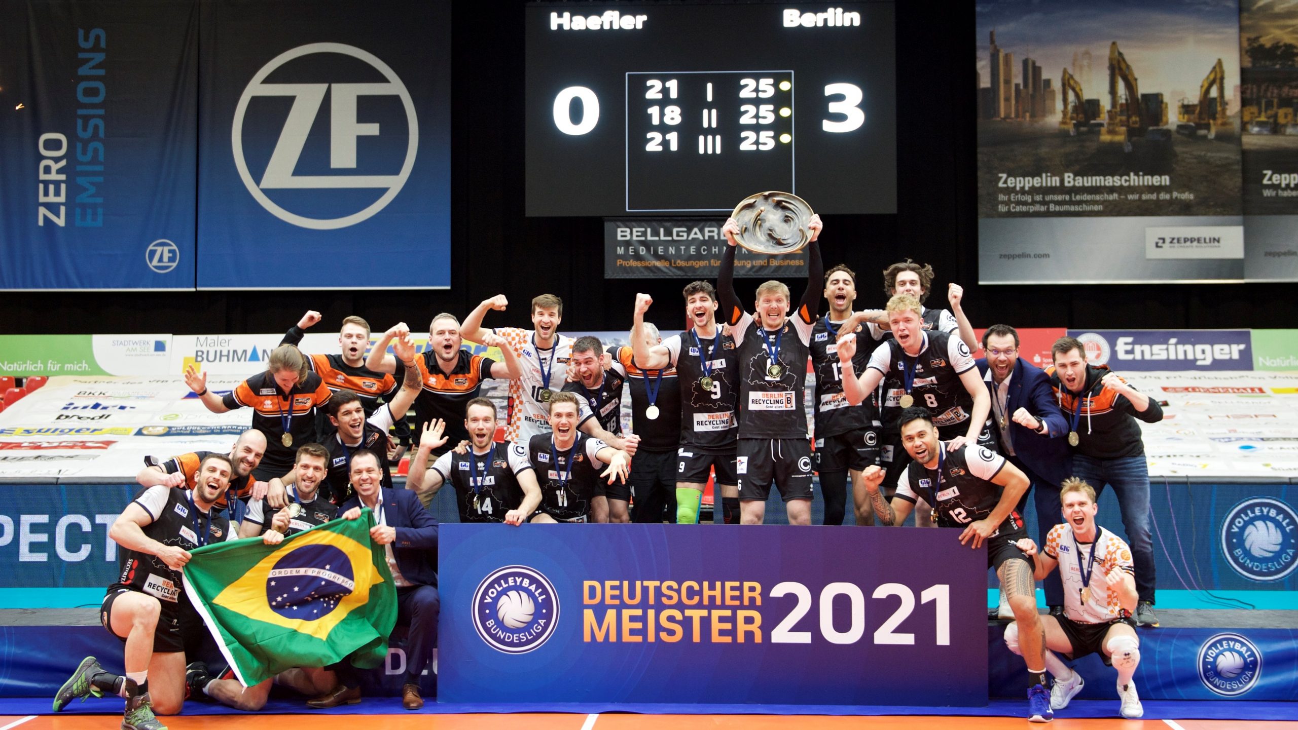 Read more about the article BR Volleys sind Deutscher Meister 2020/21